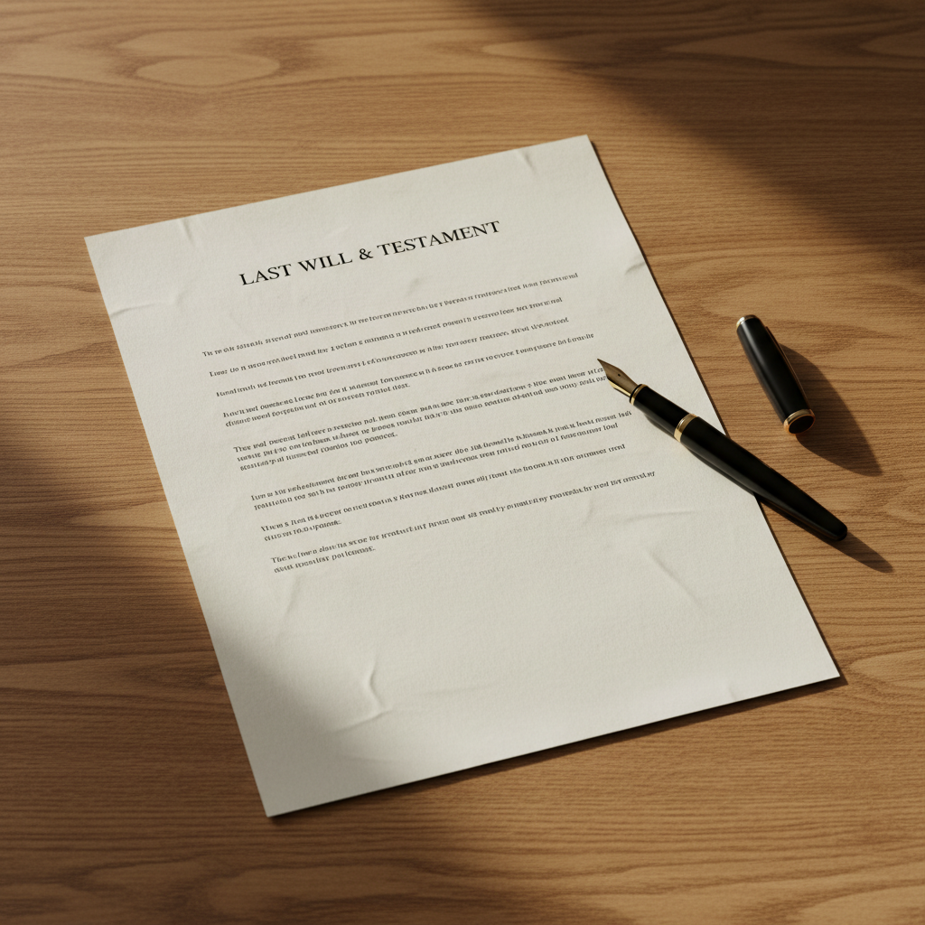 Simple Irish Will Template - Instant Download